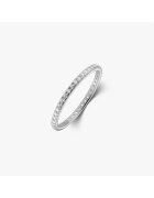 INDIRA Inel din argint Classic Eternity - Zirconiu