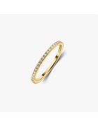 INDIRA Inel din argint Golden Chriss - Zirconiu