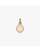 INDIRA Pandantiv din argint Birthstone Golden October - Opal