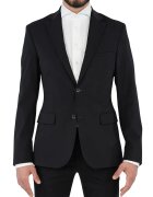 INNOVATION OF SUITING IOS BY MAICA - Sacou strech din material ce nu se sifoneaza - Negru