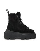 Inuikii Ghete dama - Black Matilda - piele naturala - negru - Negru