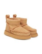 Inuikii Ghete de zapada pentru femei - 305626998 - piele naturala - mustar