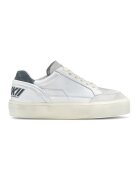 Inuikii Pantofi sport de piele cu logo - Albastru glaciar/Alb murdar