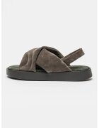 Inuikii Sandale de piele - Gri carbune