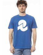 Invicta Tricou de bumbac cu imprimeu logo - Albastru royal