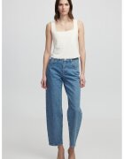 Ipekyol Blugi crop cu talie inalta - Albastru deschis