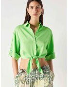 Ipekyol Camasa crop cu maneci medii - Verde lime
