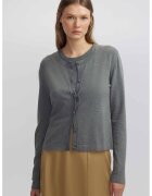 Ipekyol Cardigan cu decolteu rotund - Gri