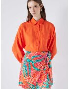 Ipekyol Fusta cu model tropical - Portocaliu mandarina/Roz/Albastru