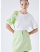 Ipekyol Fusta mini cu croiala in A - Verde pal