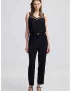 Ipekyol Pantaloni conici cu talie inalta - Negru