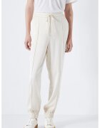 Ipekyol Pantaloni conici de trening cu snur - Crem