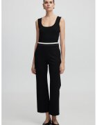 Ipekyol Pantaloni crop cu buzunare laterale - Negru