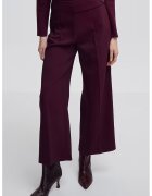 Ipekyol Pantaloni crop cu croiala ampla - Violet pruna