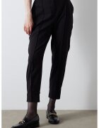 Ipekyol Pantaloni crop cu croiala conica - Negru