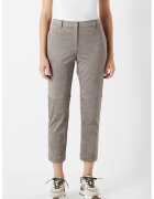 Ipekyol Pantaloni crop cu talie medie - Gri inchis