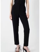 Ipekyol Pantaloni cu pensa si talie inalta - Negru