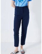 Ipekyol Pantaloni cu talie inalta - Bleumarin