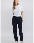 Ipekyol Pantaloni de trening din amestec de modal cu talie ajustabila - Albastru ultramarin