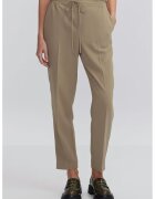 Ipekyol Pantaloni uni cu snur in talie - Maro deschis