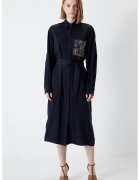 Ipekyol Rochie-camasa cu maneci cazute - Negru