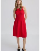 Ipekyol Rochie evazata fara maneci - Rosu vermillion
