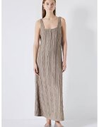 Ipekyol Rochie maxi cu aspect texturat - Maro camel