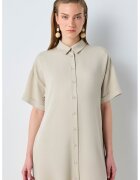 Ipekyol Rochie midi din lyocell cu maneci cazute - Maro nisip