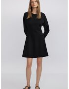 Ipekyol Rochie scurta cu croiala in A - Negru