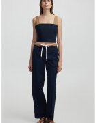 Ipekyol Top crop cu model uni - Bleumarin