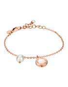 Isabella Ford Bratara cu talisman - Auriu - Alb/Auriu rose