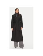 Ivy Oak Palton dama - 304209918 - Poliester reciclat/Lana - Negru - Negru