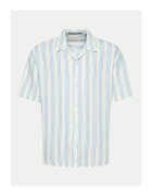 Jack and Jones Camasa barbati - 304376276 - Bumbac/In/Viscoza - 2XL INTL - Albastru