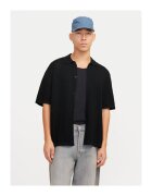 Jack and Jones Camasa barbati - 304778254 - Poliester reciclat/Bumbac - Negru - Negru
