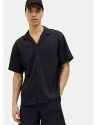 Jack & Jones Camasa barbati - 304801327 - Poliester - Negru - Negru