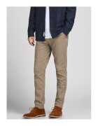 Jack and Jones Pantaloni barbati - 300893975 - Bumbac - Bej - Bej
