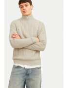 Jack and Jones Pulover barbati - 304372902 - Acril - Bej - Bej