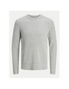 Jack & Jones Pulover barbati - 304514128 - Poliester reciclat/Bumbac - Gri - Gri