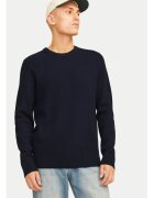 Jack & Jones Pulover barbati - 304514135 - Poliester reciclat/Bumbac - Albastru - Albastru
