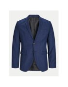 Jack and Jones Sacou barbati - 304396489 - Poliester reciclat/Lana - Albastru - Albastru
