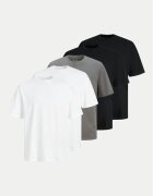 Jack and Jones Set 5 tricouri barbati - 304944581 - Bumbac - Multicolor - Multicolor