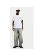 Jack and Jones Tricou barbati - 304778490 - Bumbac - Alb - Alb