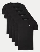 Jack & Jones Tricou barbati - 304907883 - Bumbac - Negru - Negru
