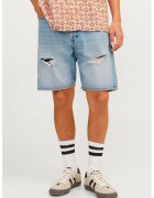 Jack & Jones Bermude cu aspect deteriorat - Albastru