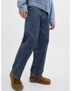 Jack  Jones Blugi cu croiala dreapta si model cu 5 buzunare - Albastru inchis