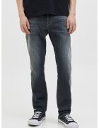 Jack  Jones Blugi relaxed-fit din denim - Albastru inchis/Alb murdar