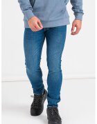 Jack  Jones Blugi skinny cu aspect decolorat - Albastru inchis