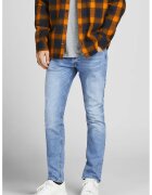 Jack  Jones Blugi slim fit cu 5 buzunare - Albastru deschis