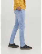 Jack & Jones Blugi slim fit cu aspect decolorat - Albastru