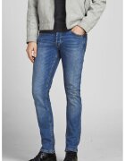 Jack  Jones Blugi slim fit cu aspect decolorat Glenn - Albastru
